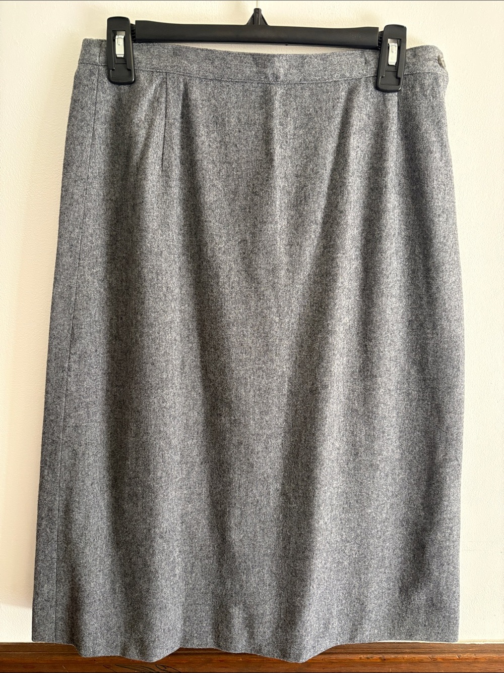 Pendleton Pure Virgin Wool Classic Gray Pencil Skirt Women’s